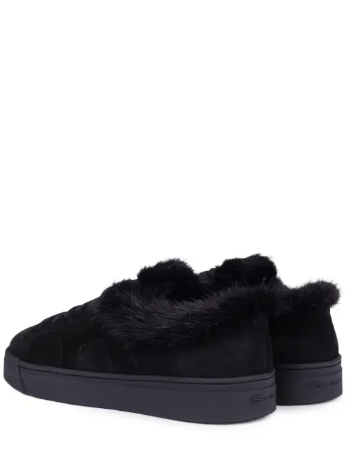 Кеды замшевые на меху SANTONI