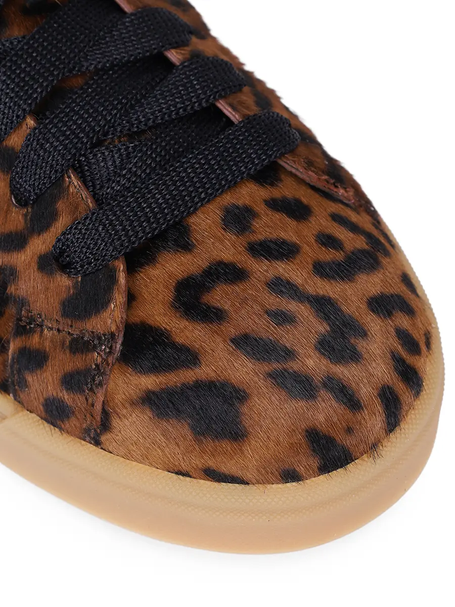 Кеды кожаные на меху