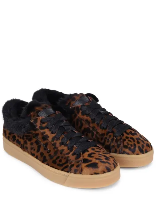 Кеды кожаные на меху SANTONI