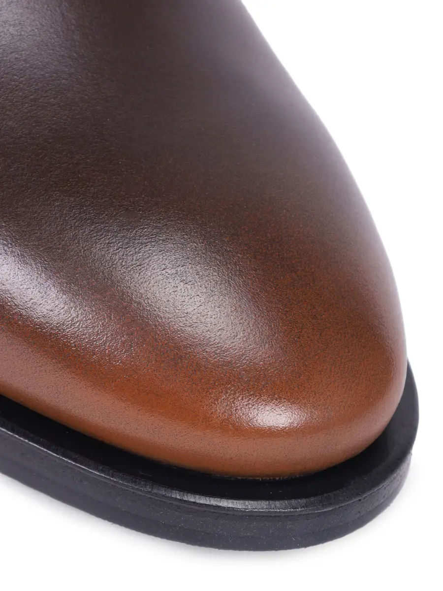 Ботфорты комбинированные на меху