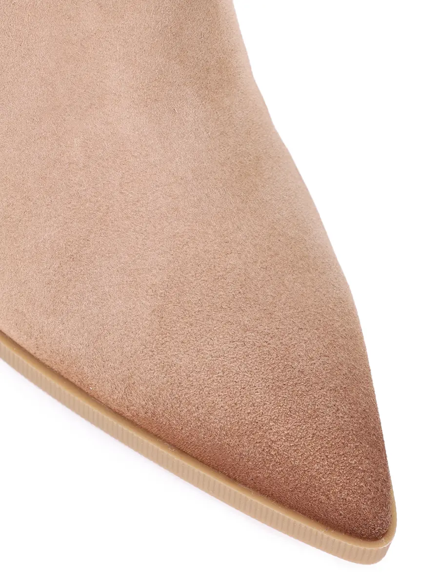 Сапоги замшевые