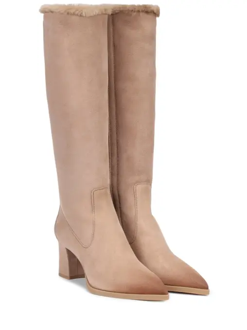 Сапоги замшевые SANTONI