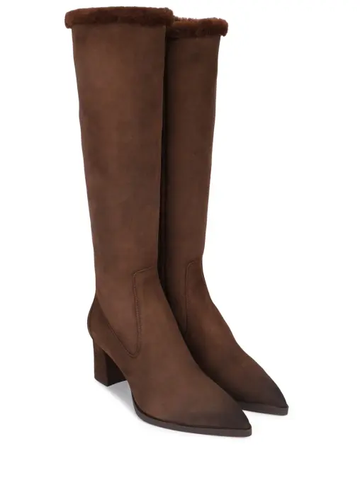 Сапоги замшевые SANTONI