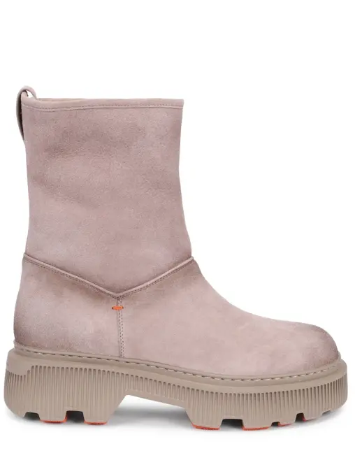 Полусапоги замшевые на меху SANTONI