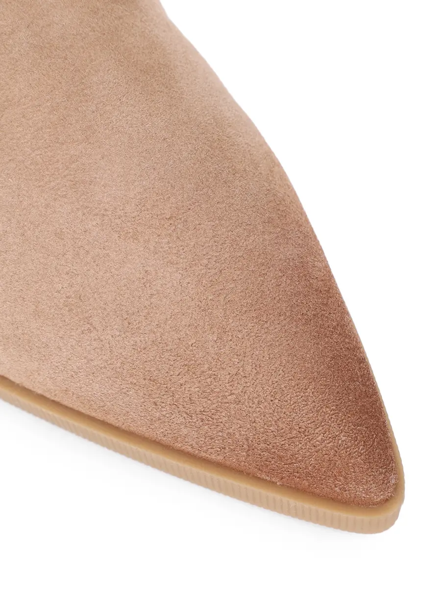 Ботильоны замшевые на меху