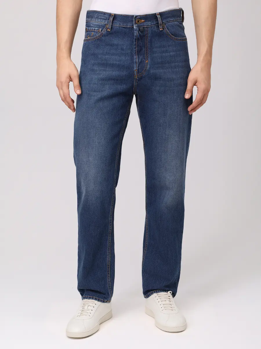 Джинсы Regular Fit хлопковые