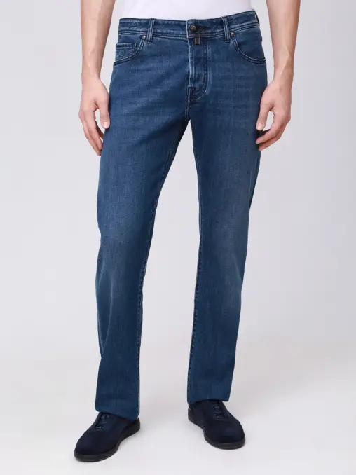 Джинсы Regular Fit хлопковые JACOB COHEN