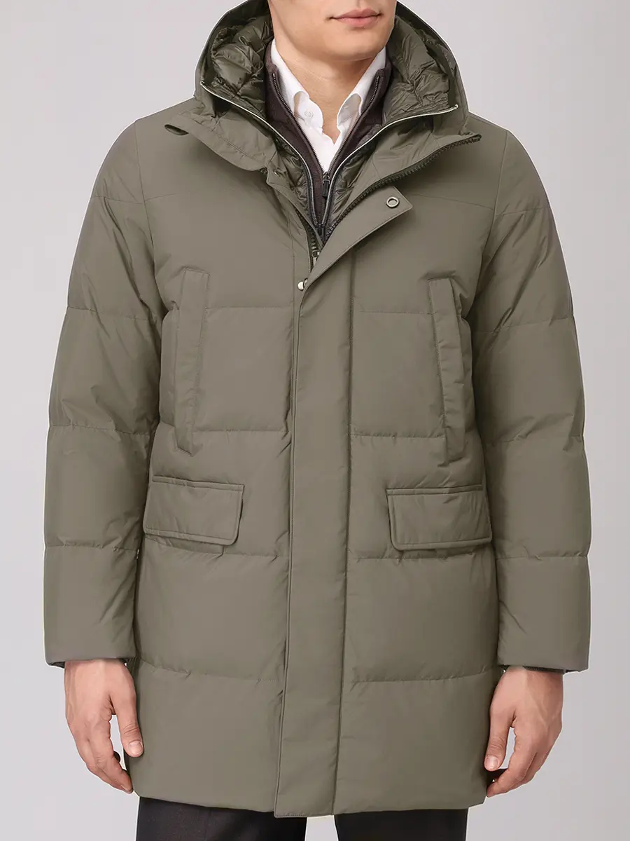 Пуховик стеганый