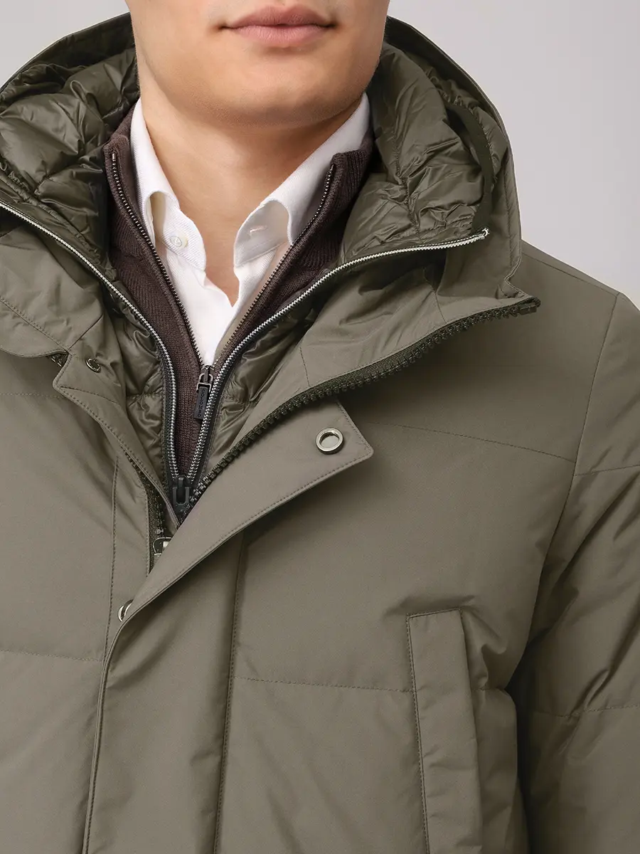 Пуховик стеганый