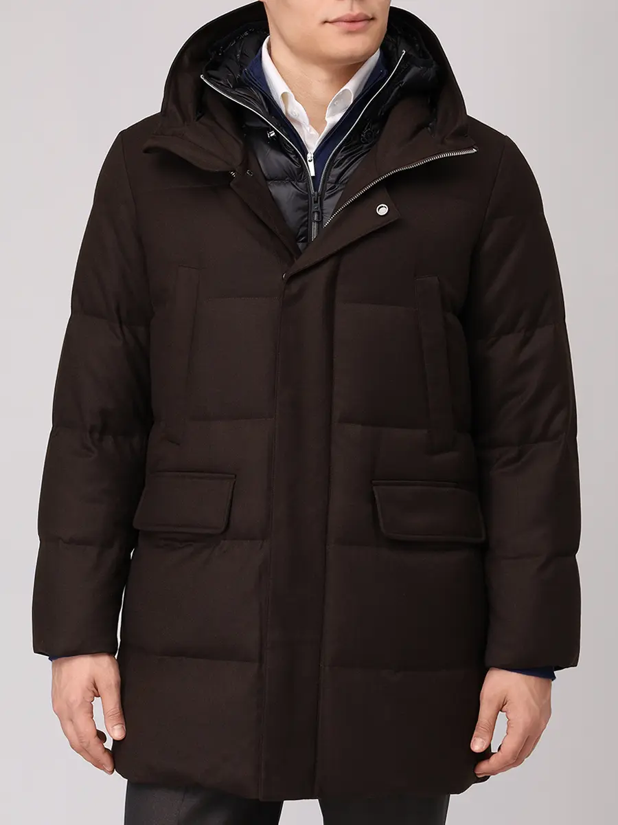 Пуховик стеганый