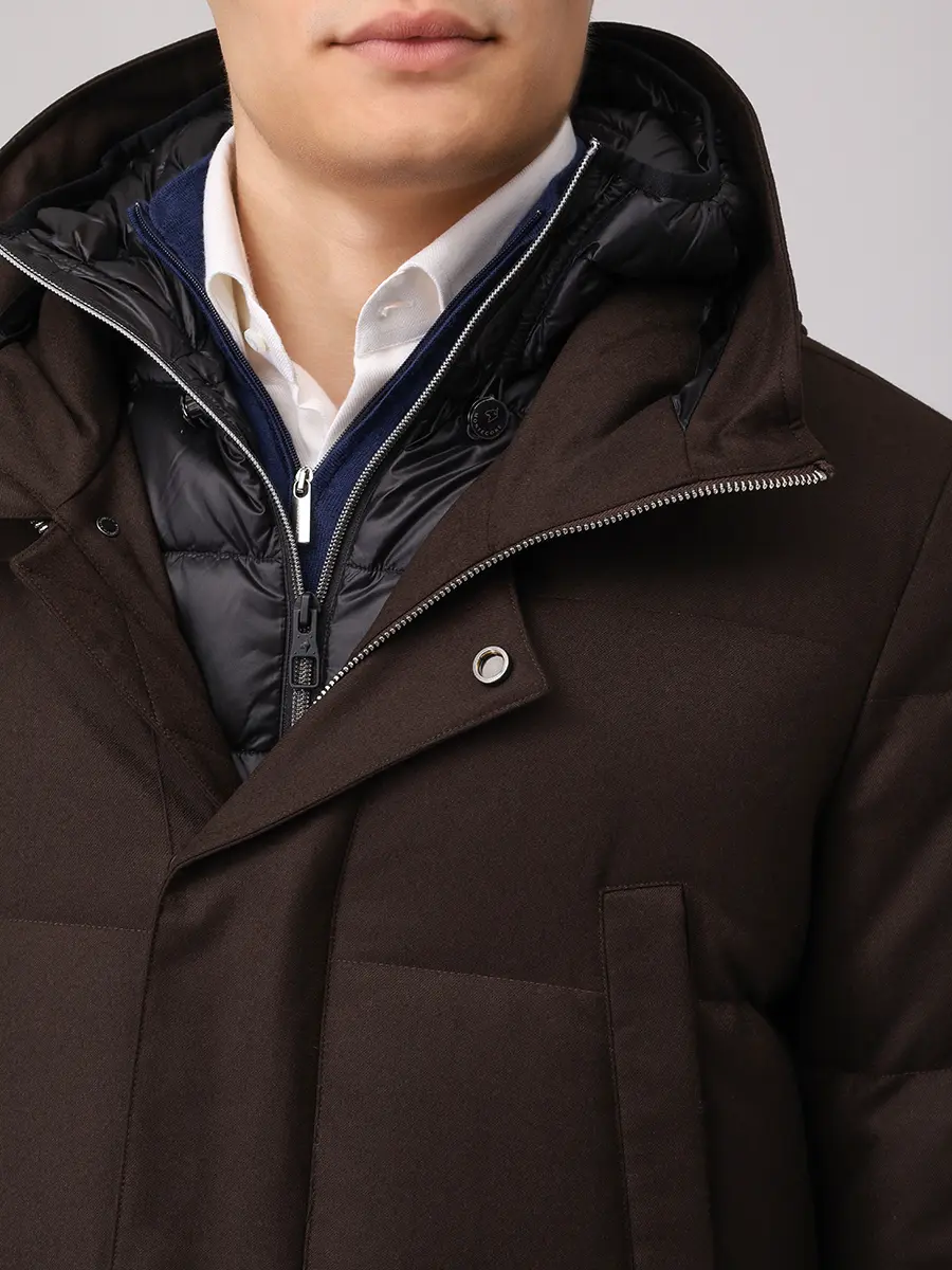 Пуховик стеганый