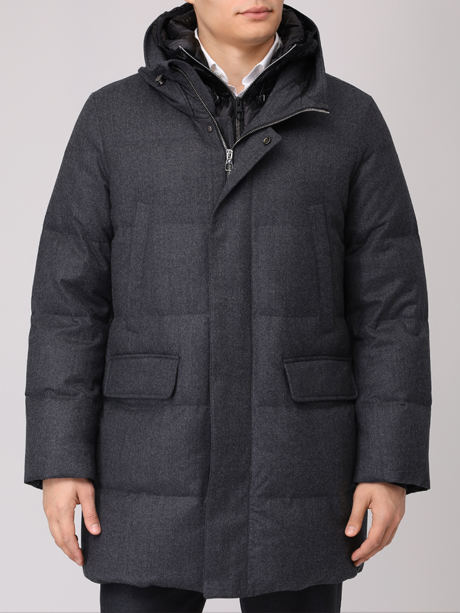 Пуховик шерстяной