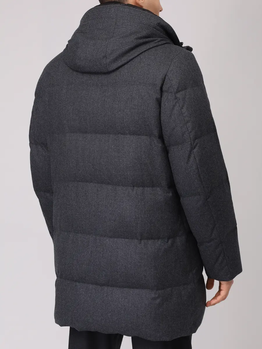 Пуховик шерстяной