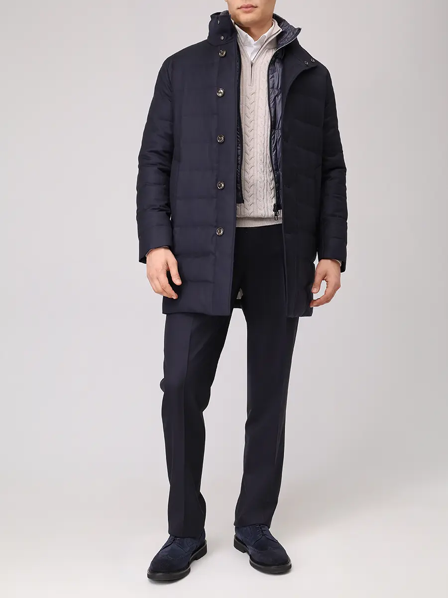 Пуховик стеганый