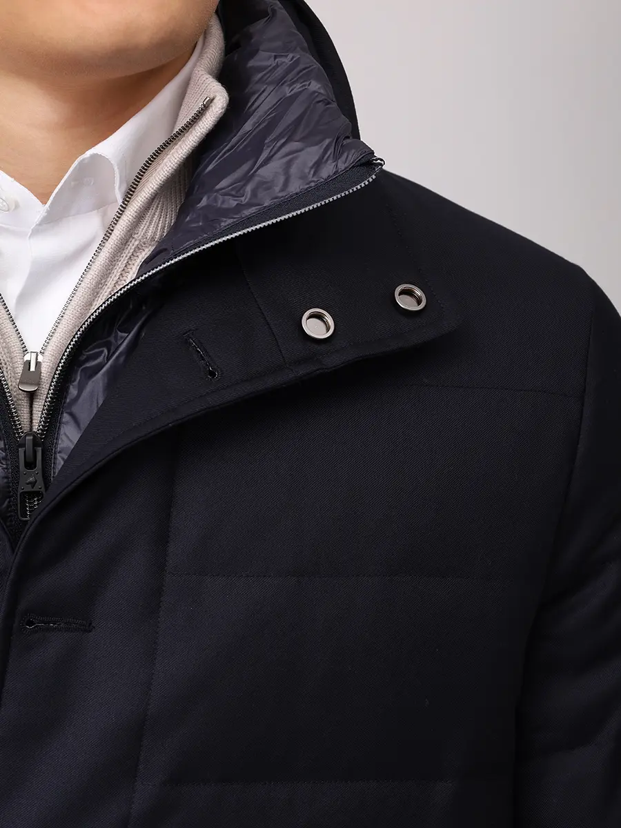 Пуховик стеганый