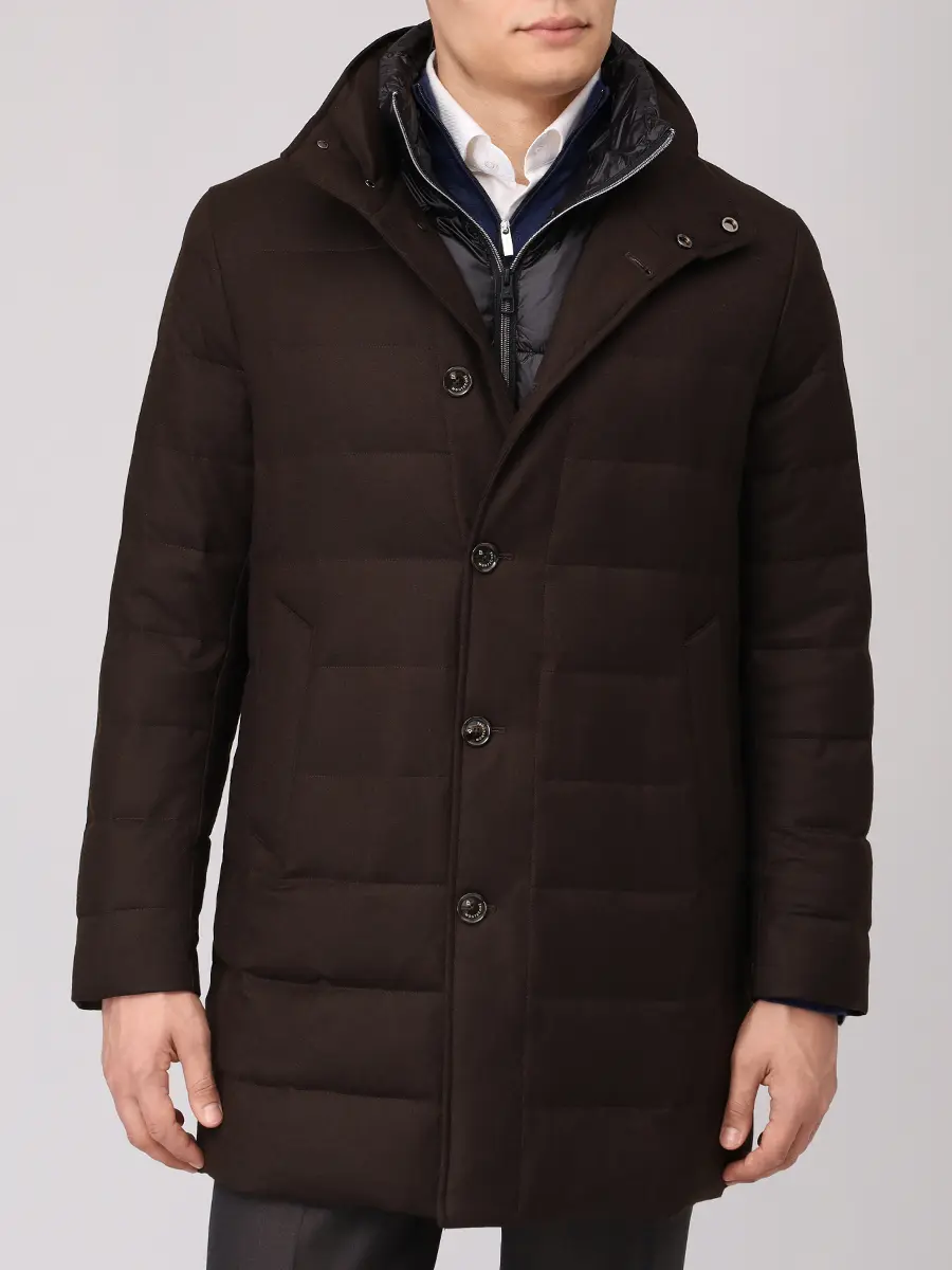 Пуховик стеганый