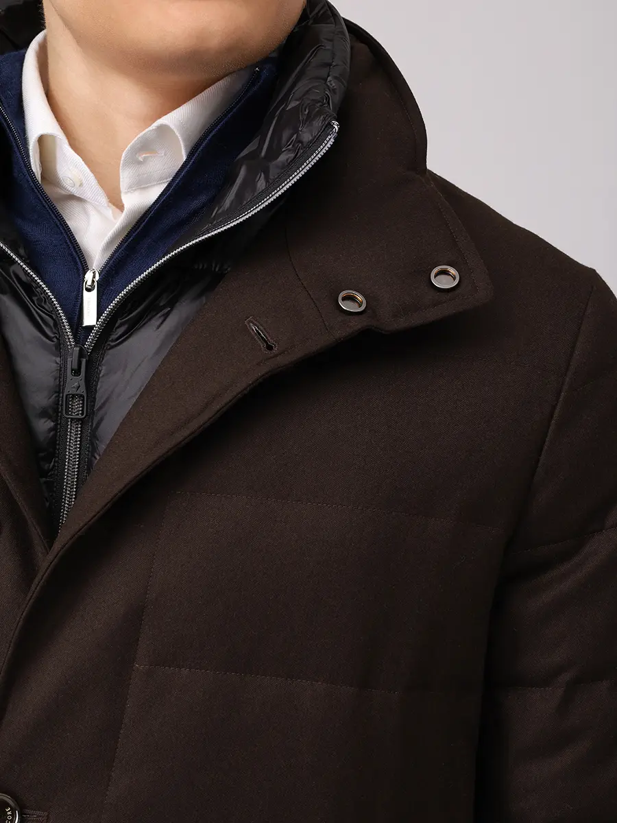 Пуховик стеганый