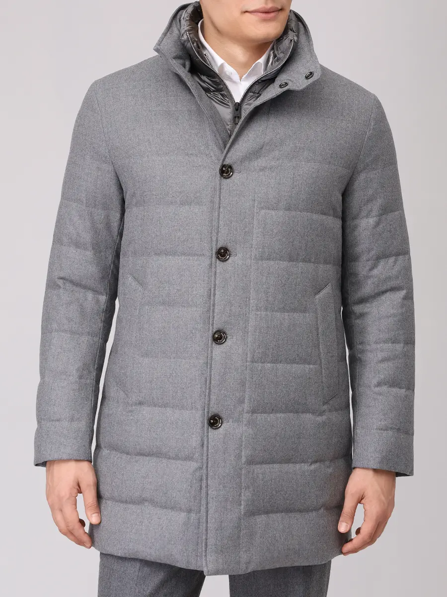 Пуховик стеганый