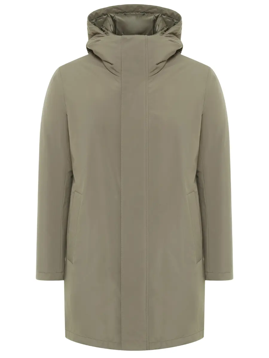 Парка однотонная