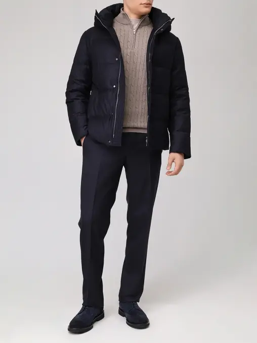 Пуховик шерстяной MONTECORE