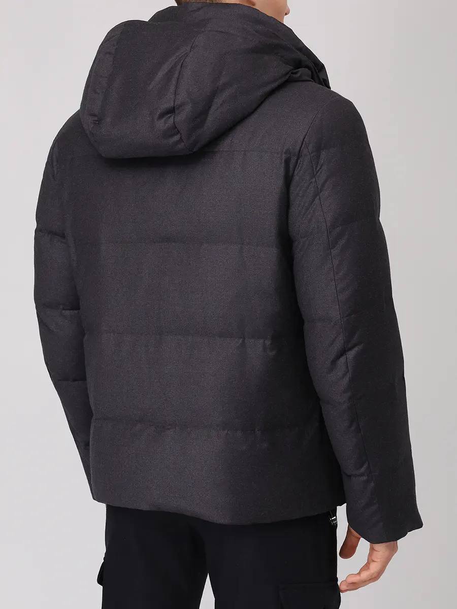 Пуховик шерстяной