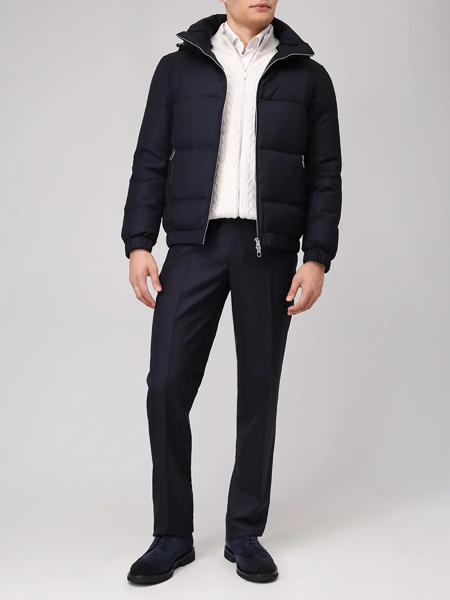 Пуховик стеганый