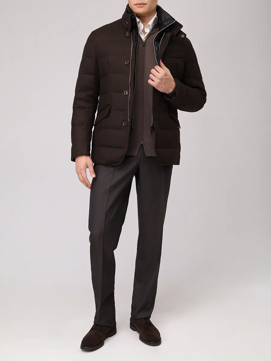 Пуховик стеганый