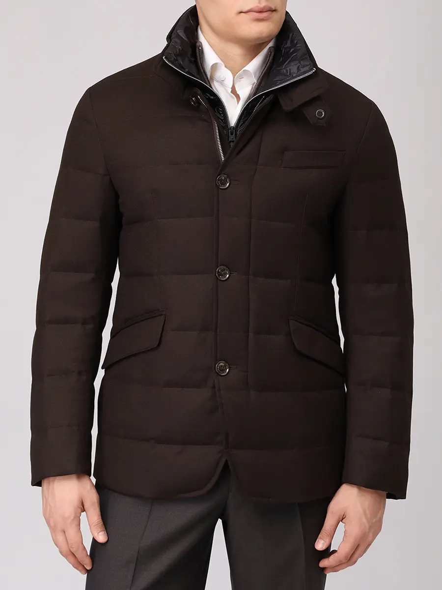 Пуховик стеганый