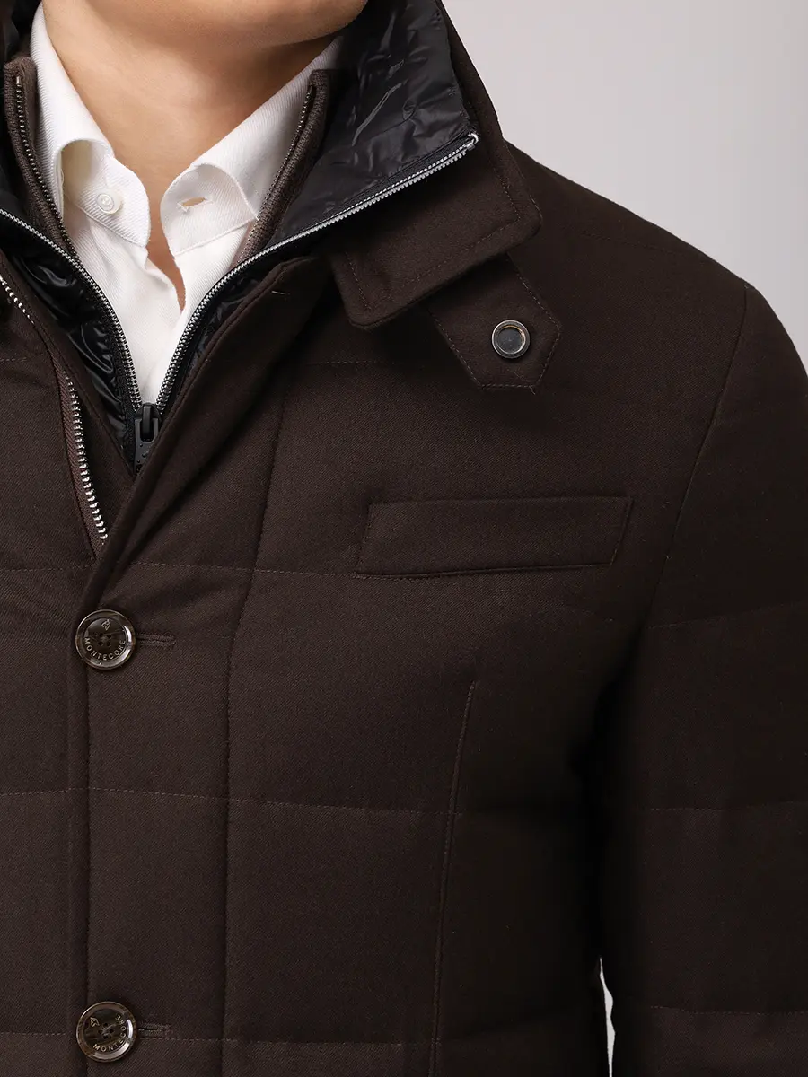 Пуховик стеганый