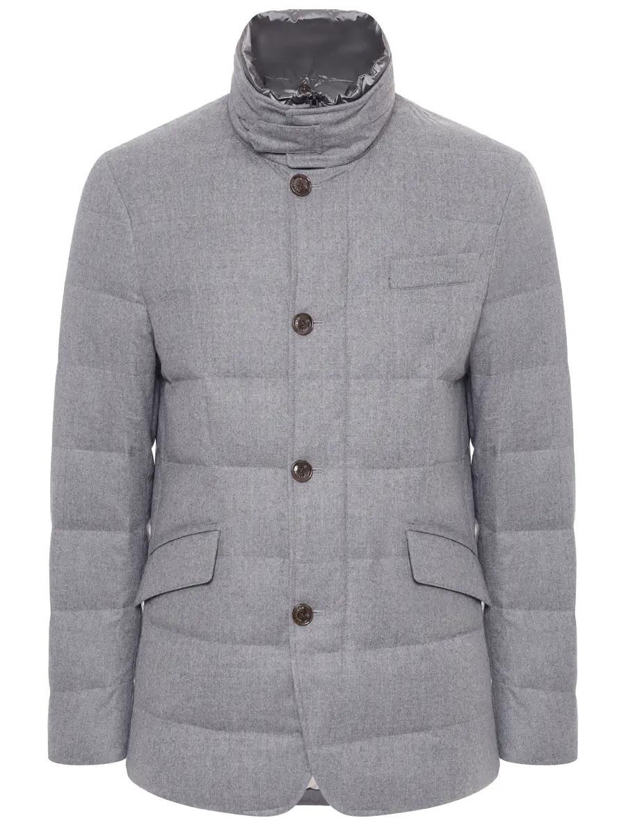 Пуховик шерстяной