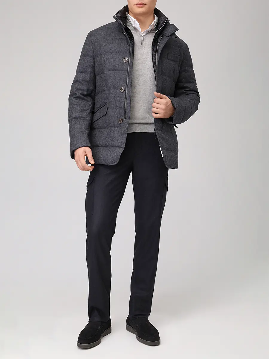 Пуховик стеганый