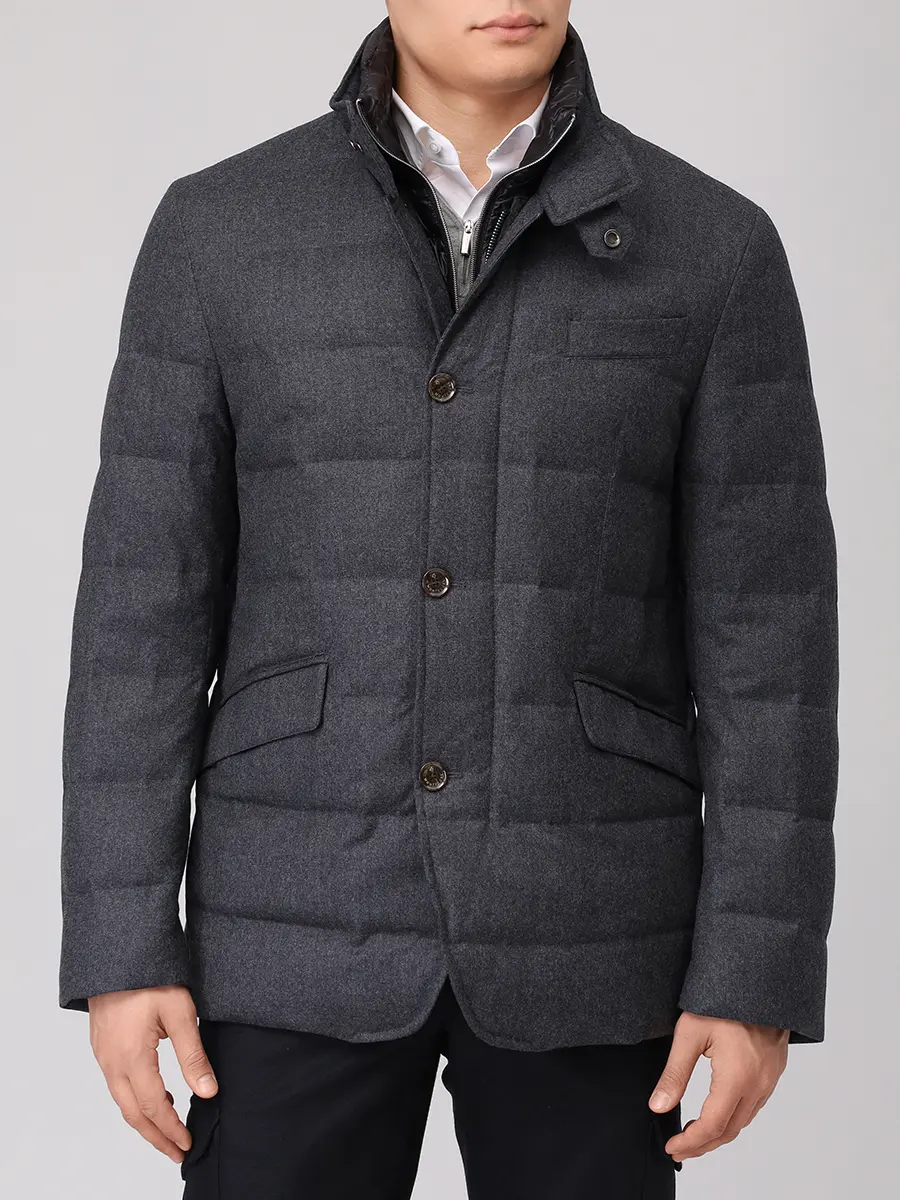 Пуховик стеганый