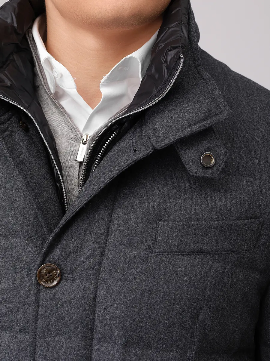 Пуховик стеганый