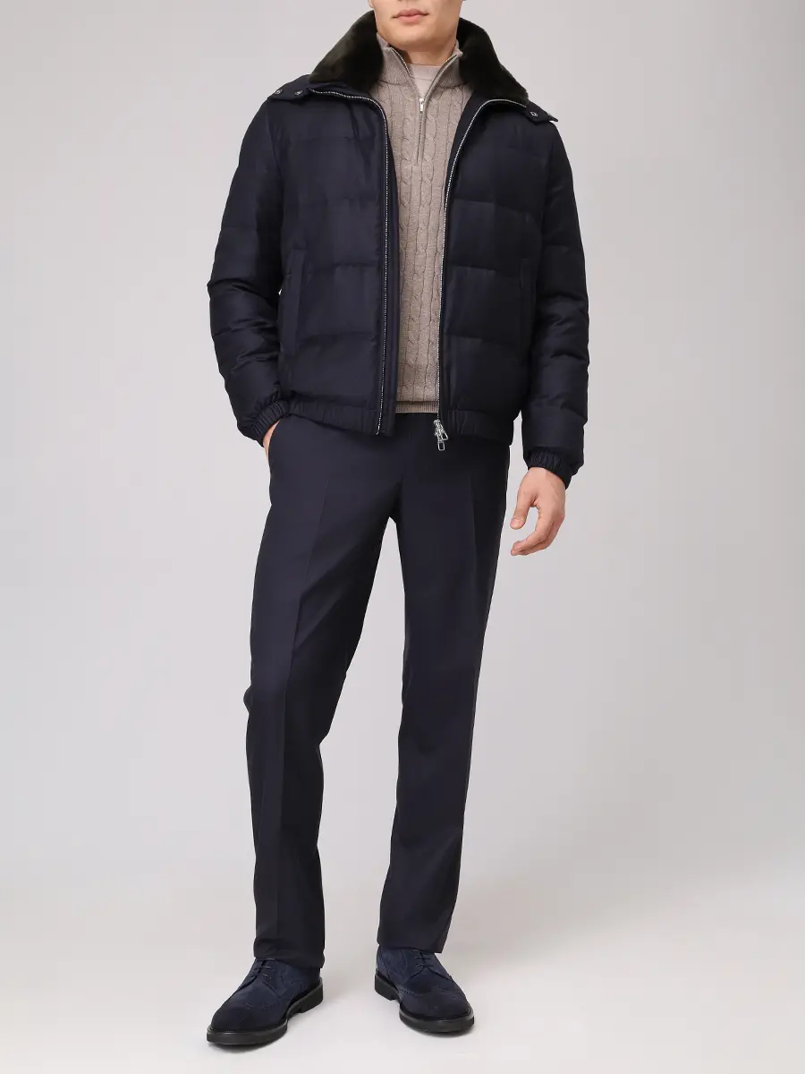 Пуховик стеганый