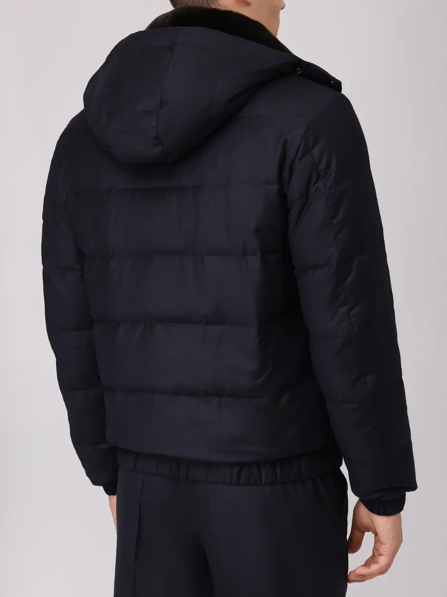 Пуховик стеганый