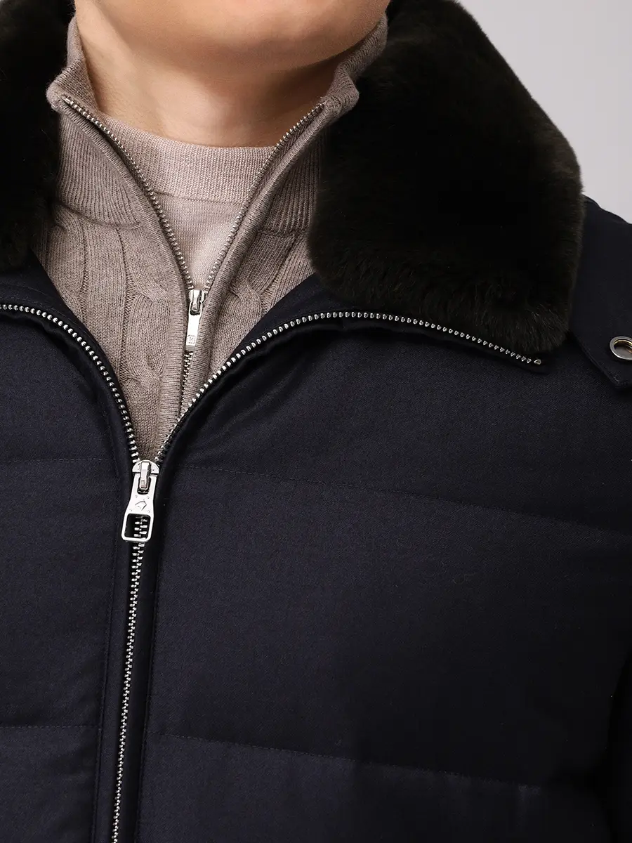 Пуховик стеганый