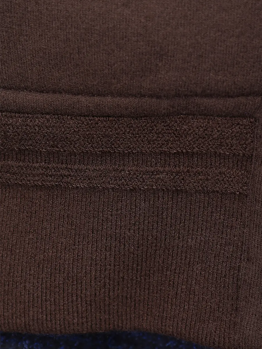 Бомбер шерстяной с мехом кролика