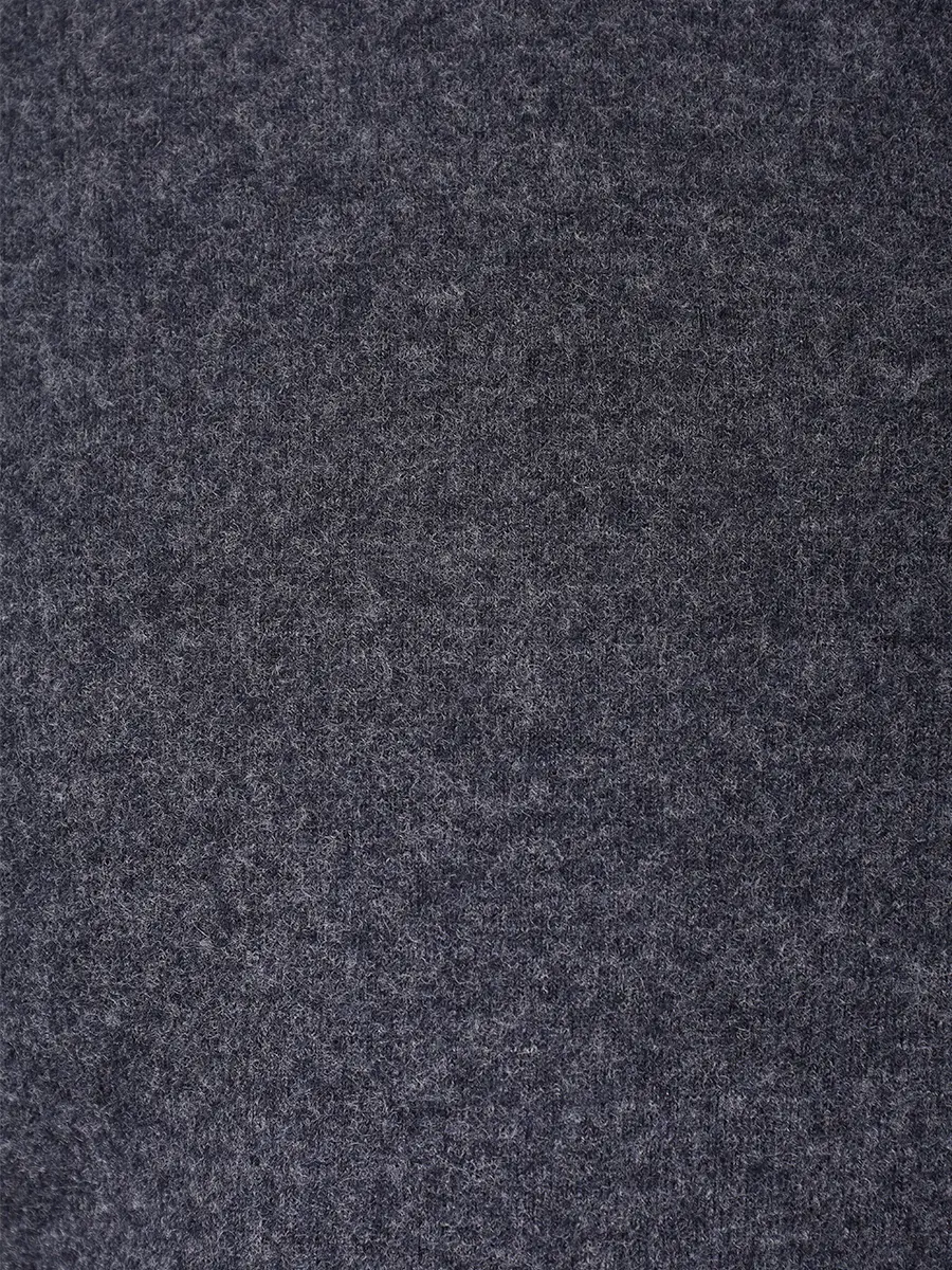 Бомбер шерстяной с мехом кролика