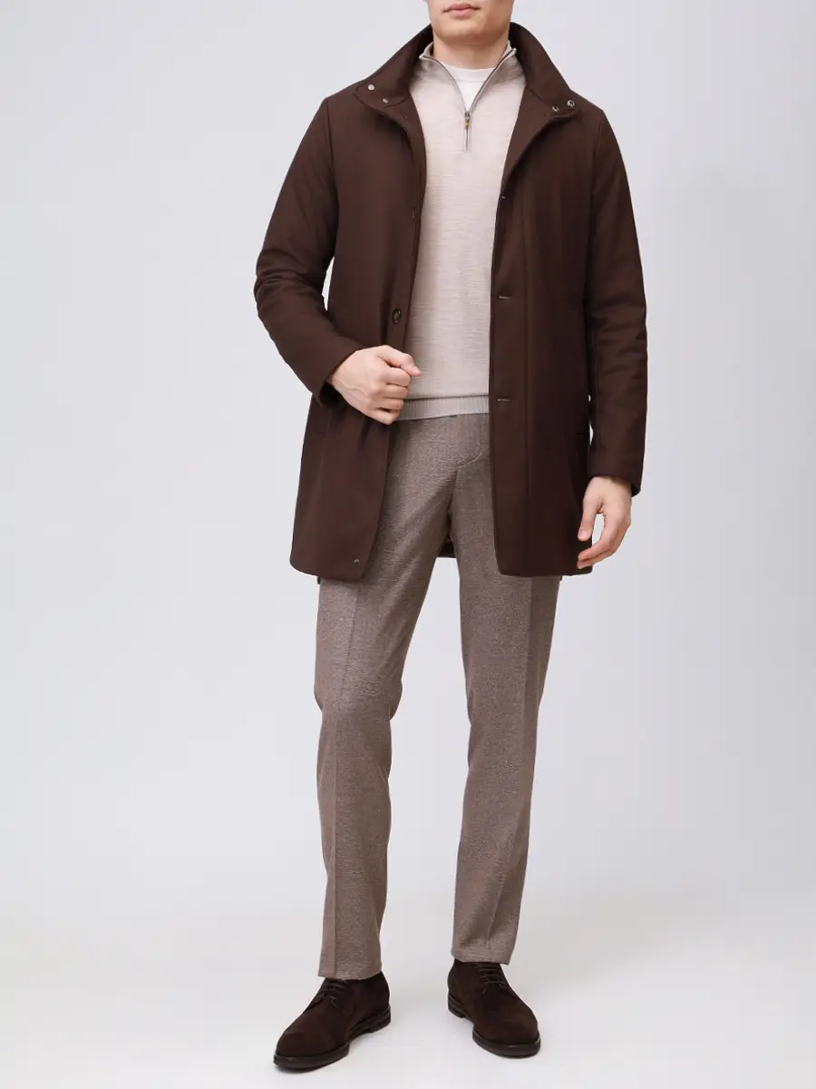 Брюки Travel Fit из шерсти и шелка