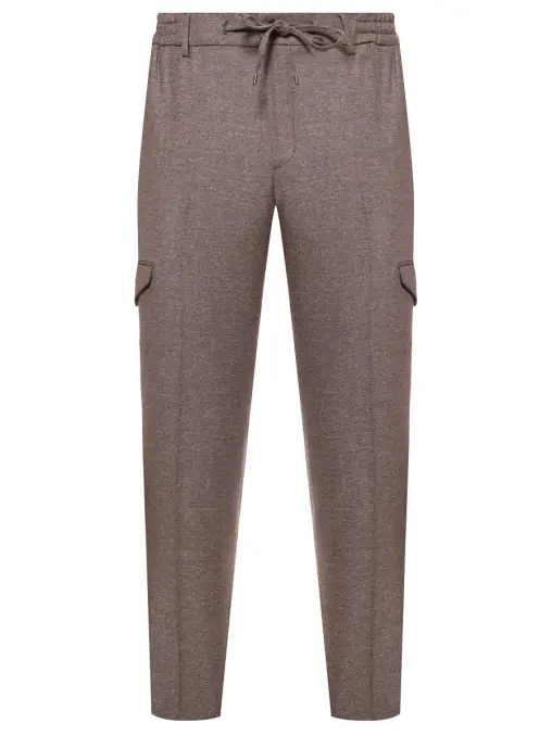 Брюки Travel Fit из шерсти и шелка BERWICH