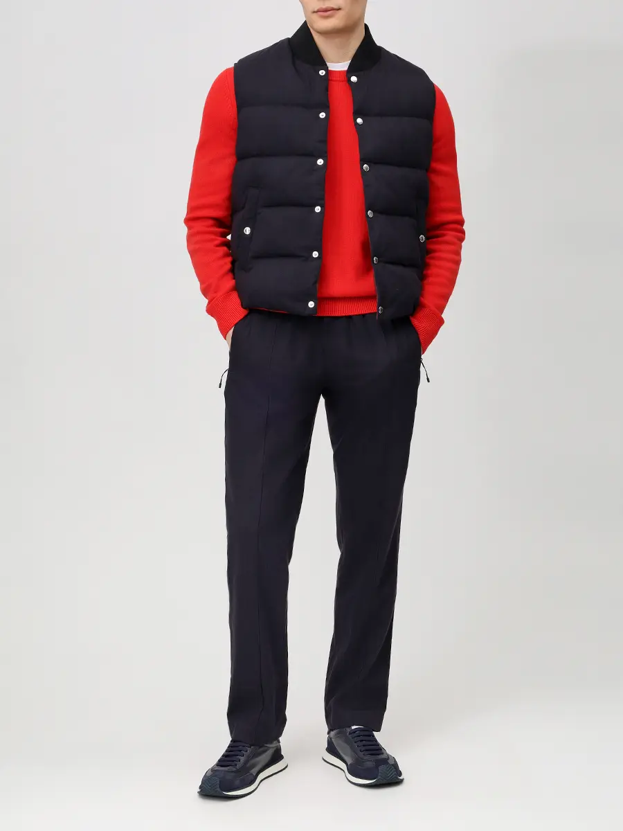 Брюки из хлопка и вискозы