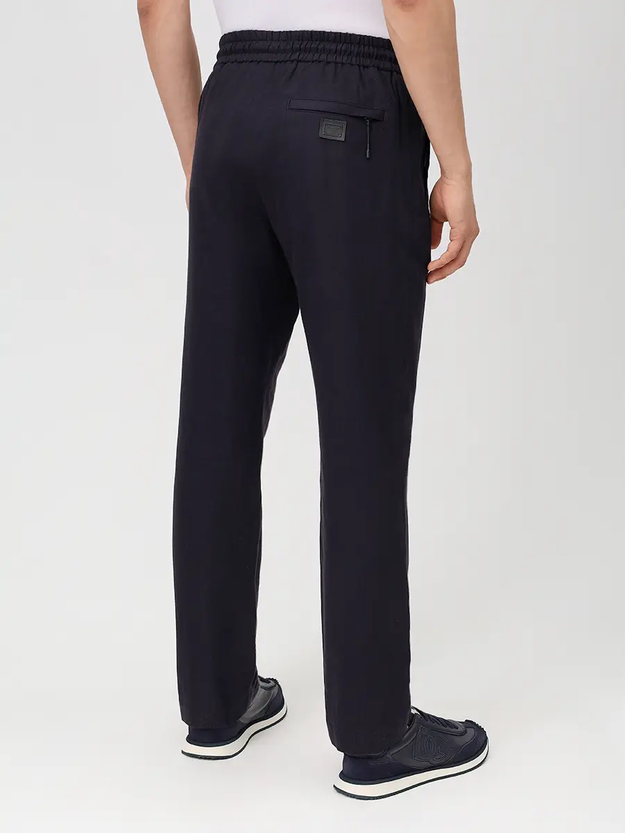 Брюки из хлопка и вискозы