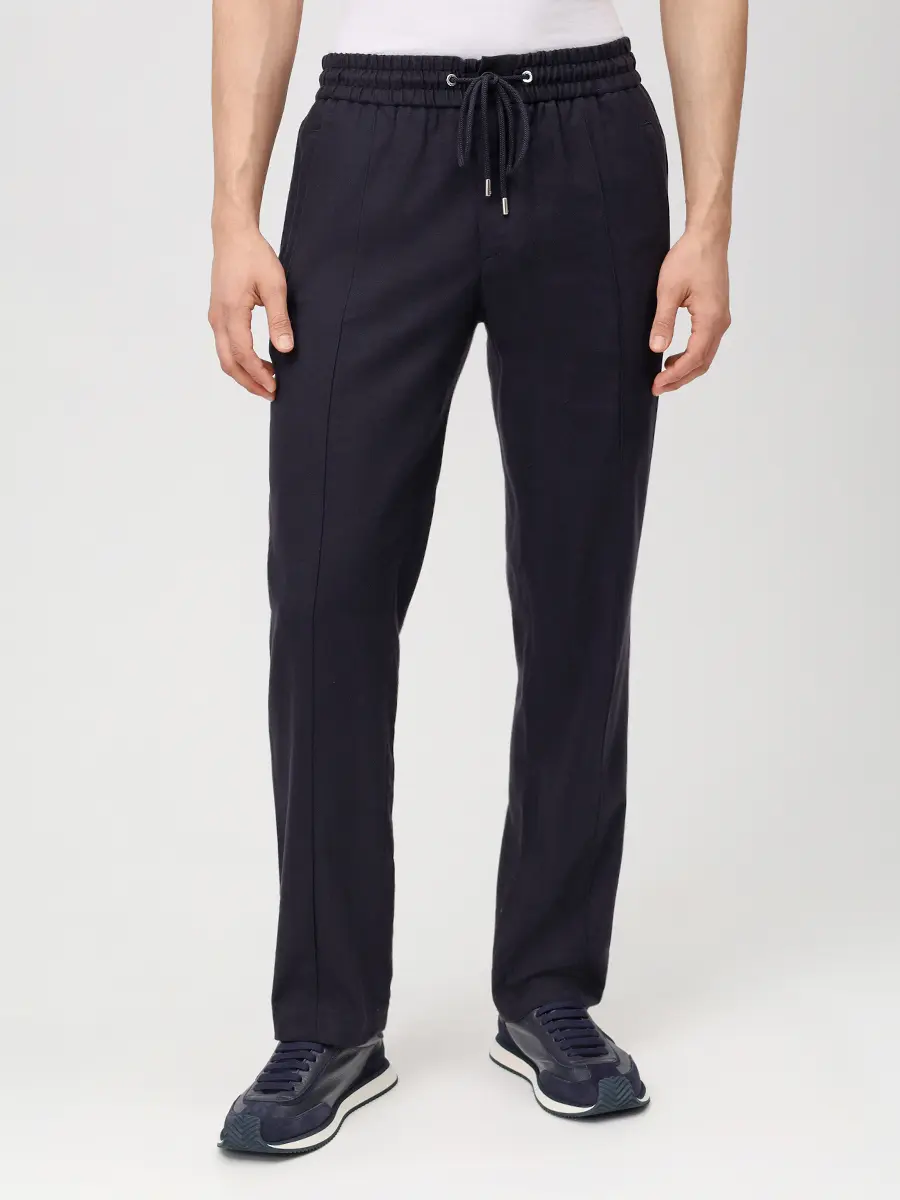 Брюки из хлопка и вискозы