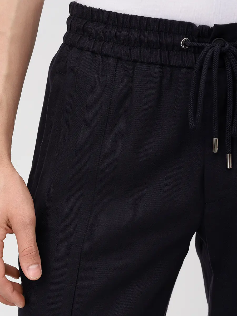 Брюки из хлопка и вискозы