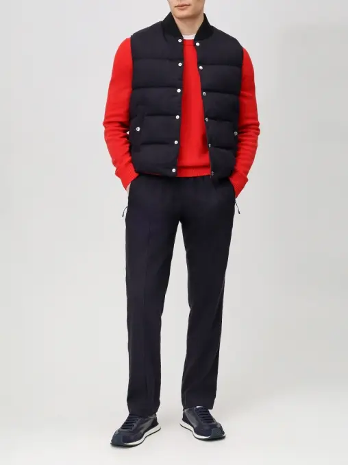 Брюки из хлопка и вискозы DOLCE & GABBANA