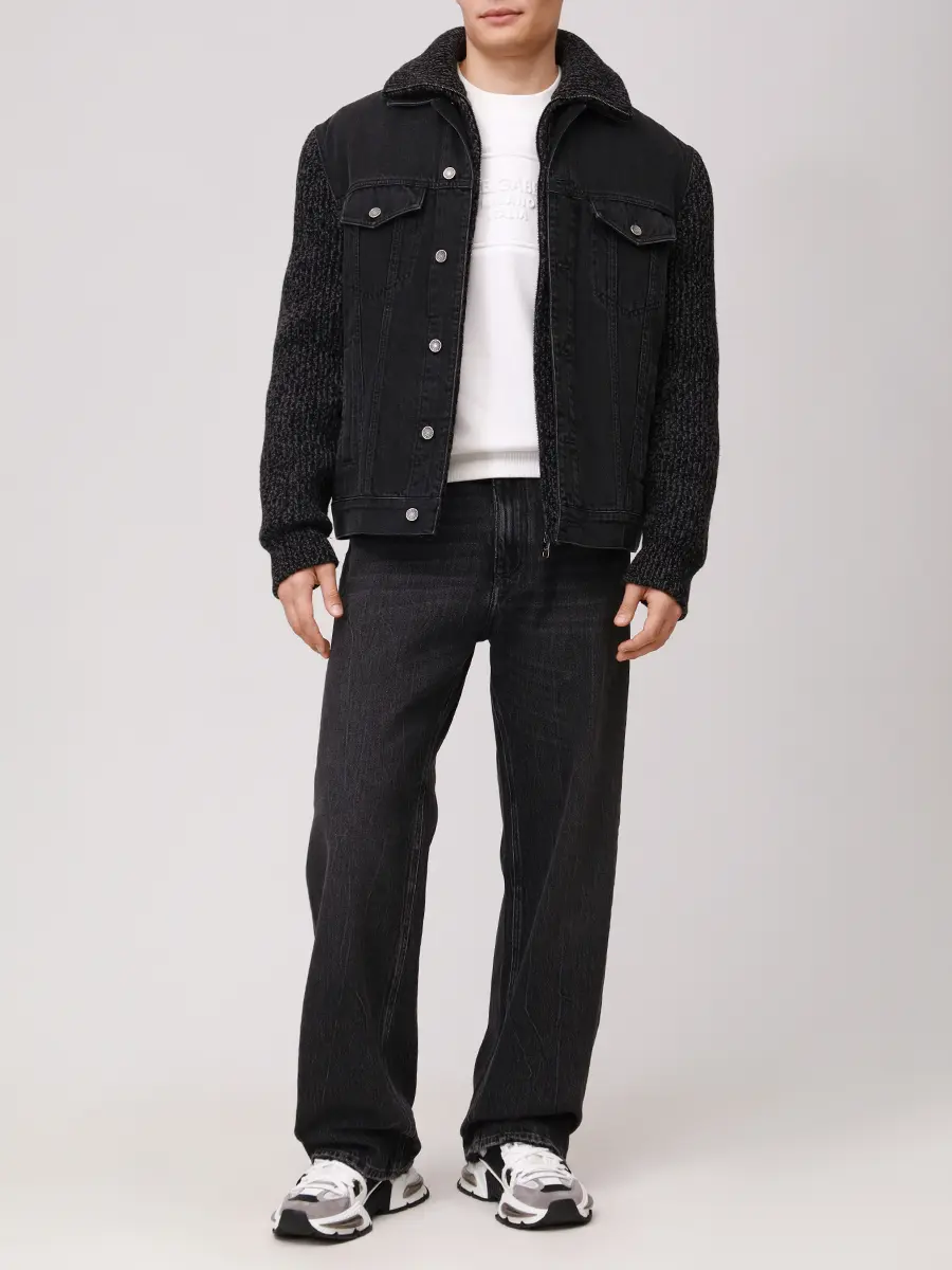 Куртка комбинированная