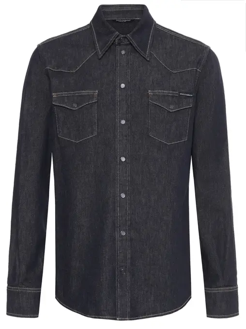 Рубашка Slim Fit джинсовая DOLCE & GABBANA