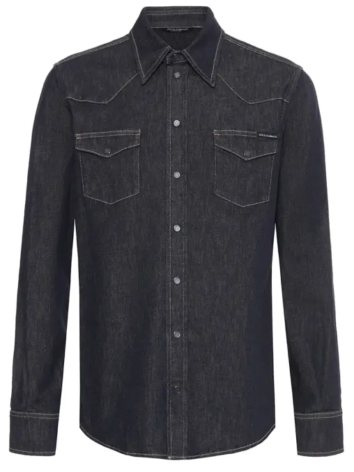 Рубашка Slim Fit джинсовая DOLCE & GABBANA