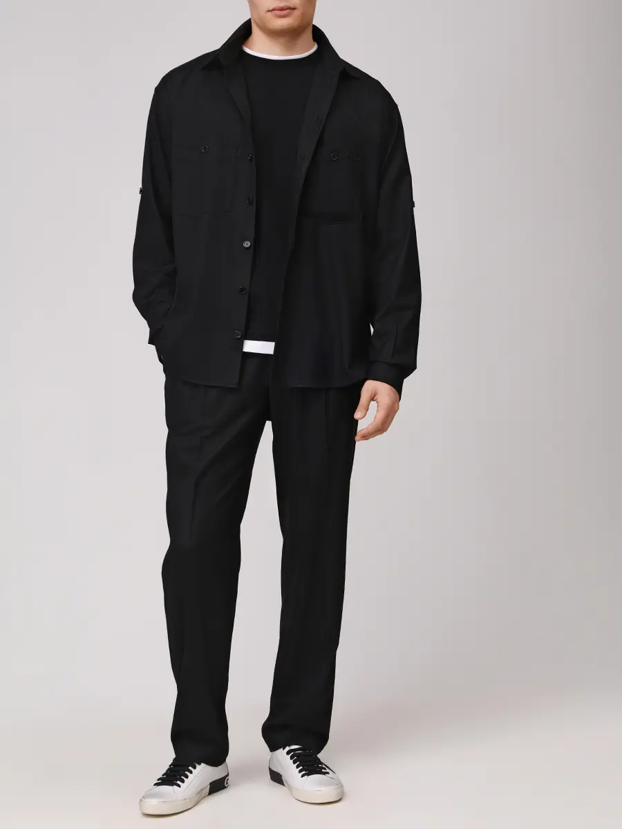 Рубашка шерстяная