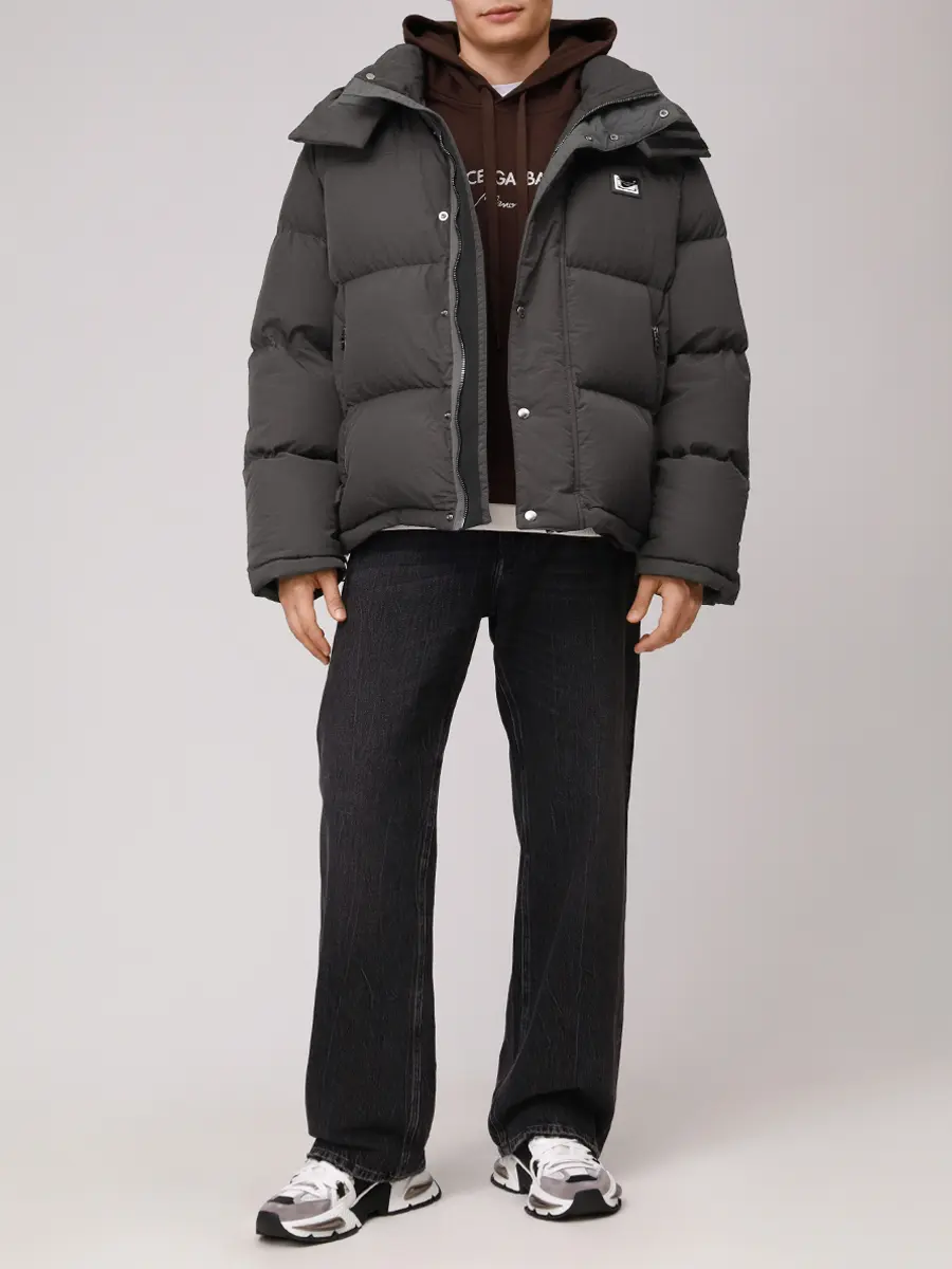 Пуховик стеганый